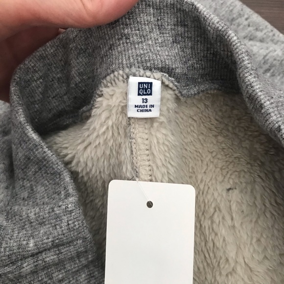 NWT Uniqlo Kids A line fleece-lined skirt size 13 - Picture 3 of 4